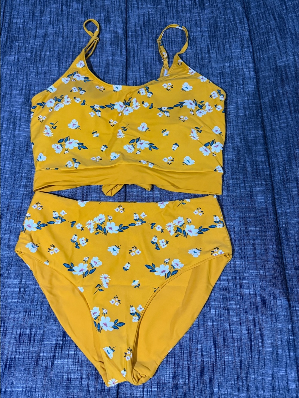 Coral Reef Women's Yellow Bikini Top